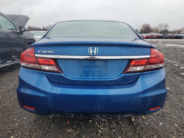 19XFB2F5XDE100008 - 2013 HONDA CIVIC LX BLUE photo 6