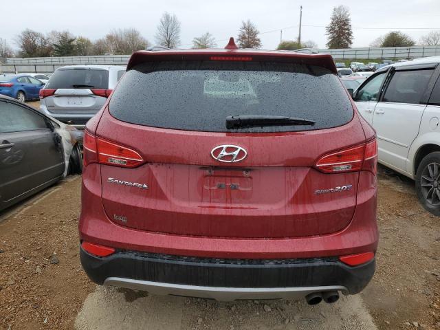 5XYZU3LA1DG003040 - 2013 HYUNDAI SANTA FE S MAROON photo 6