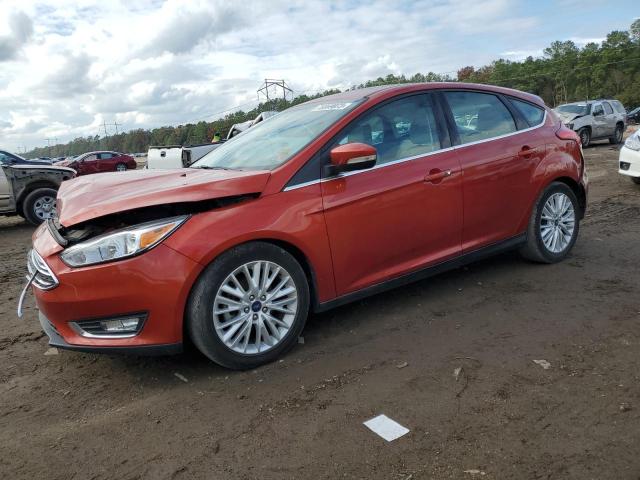 1FADP3N25JL261607 - 2018 FORD FOCUS TITANIUM RED photo 1