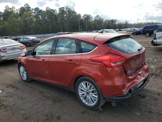 1FADP3N25JL261607 - 2018 FORD FOCUS TITANIUM RED photo 2