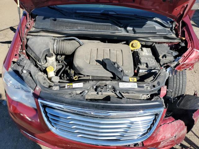 2C4RC1CGXER304009 - 2014 CHRYSLER TOWN & COU TOURING L RED photo 12