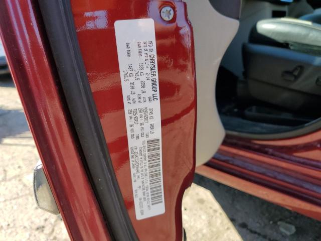 2C4RC1CGXER304009 - 2014 CHRYSLER TOWN & COU TOURING L RED photo 13