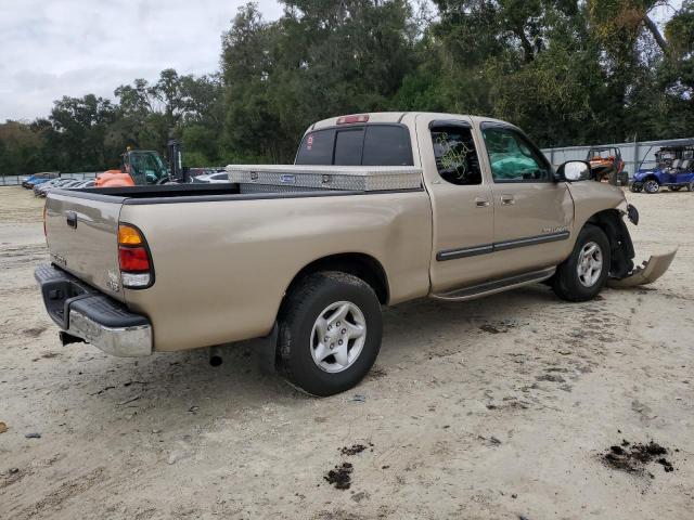 5TBRT34143S362720 - 2003 TOYOTA TUNDRA ACCESS CAB SR5 GOLD photo 3