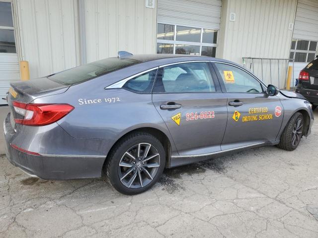 1HGCV1F51MA093734 - 2021 HONDA ACCORD EXL GRAY photo 3