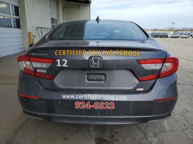 1HGCV1F51MA093734 - 2021 HONDA ACCORD EXL GRAY photo 6