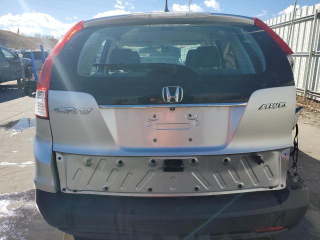 2HKRM4H39EH654121 - 2014 HONDA CR-V LX SILVER photo 6