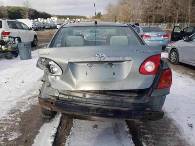 2T1BR32E94C799250 - 2004 TOYOTA COROLLA CE GRAY photo 6