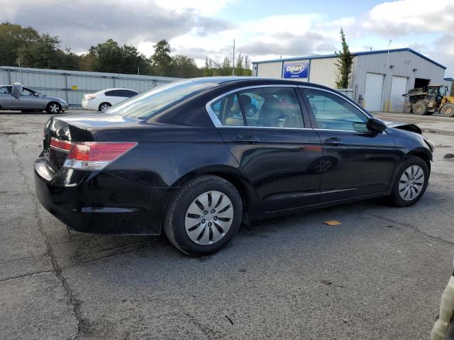 1HGCP2F35CA223236 - 2012 HONDA ACCORD LX BLACK photo 3