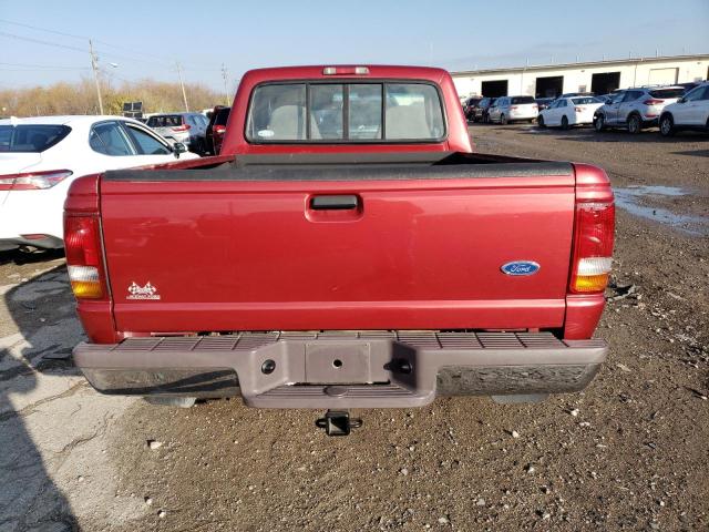 1FTCR10A6VUD38942 - 1997 FORD RANGER RED photo 6