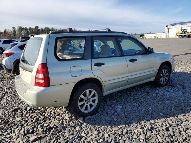 JF1SG65625H733945 - 2005 SUBARU FORESTER 2.5XS BEIGE photo 3