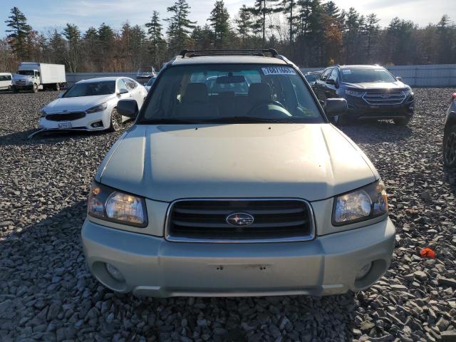 JF1SG65625H733945 - 2005 SUBARU FORESTER 2.5XS BEIGE photo 5