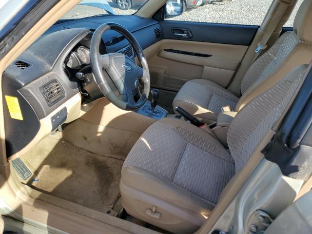 JF1SG65625H733945 - 2005 SUBARU FORESTER 2.5XS Бежевый фото 7