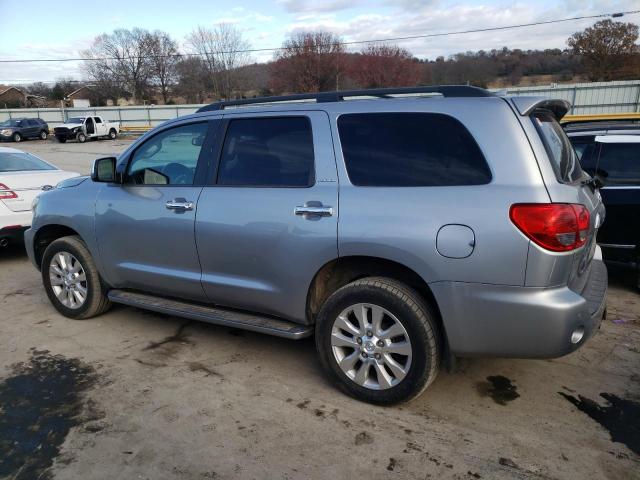 5TDDY5G12ES097258 - 2014 TOYOTA SEQUOIA PLATINUM SILVER photo 2