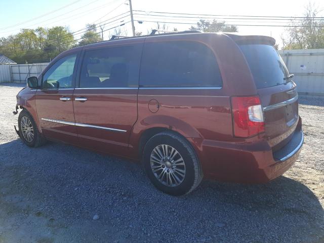 2C4RC1CG3DR806195 - 2013 CHRYSLER TOWN & COU TOURING L BURGUNDY photo 2