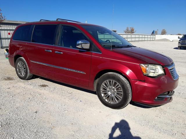 2C4RC1CG3DR806195 - 2013 CHRYSLER TOWN & COU TOURING L BURGUNDY photo 4