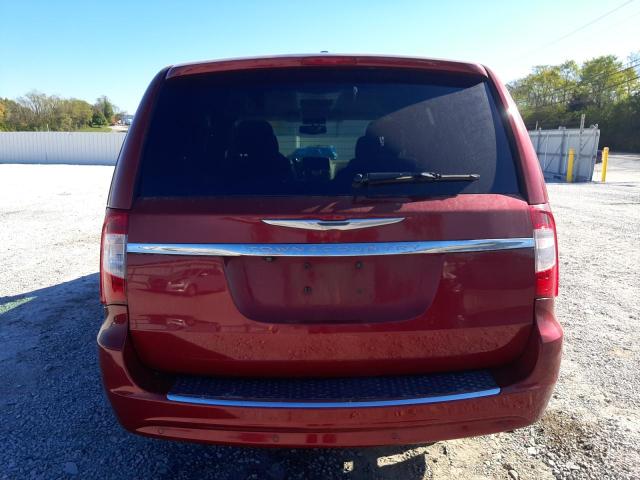 2C4RC1CG3DR806195 - 2013 CHRYSLER TOWN & COU TOURING L BURGUNDY photo 6