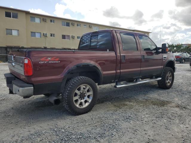 1FTSW21RX9EA39551 - 2009 FORD F250 SUPER DUTY BURGUNDY photo 3