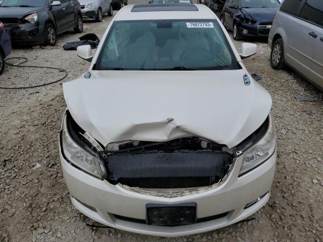 1G4GE5EV8AF291696 - 2010 BUICK LACROSSE CXS WHITE photo 5