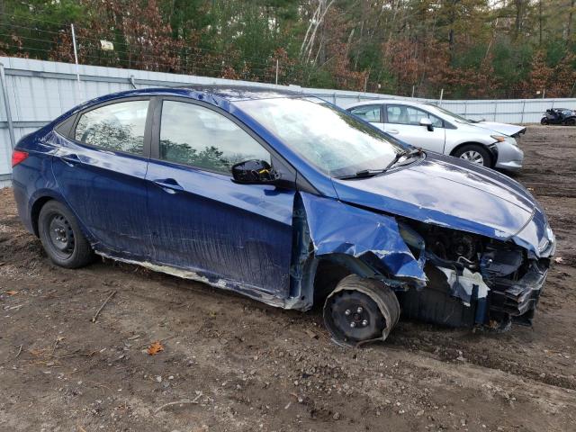 KMHCT4AE9HU175904 - 2017 HYUNDAI ACCENT SE BLUE photo 4