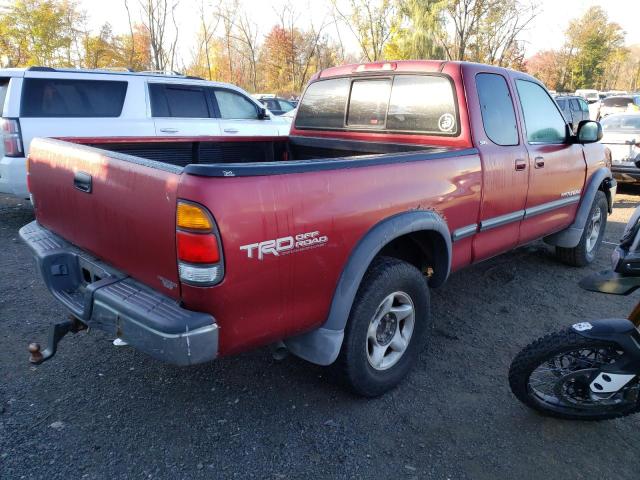 5TBBT4410YS054328 - 2000 TOYOTA TUNDRA ACCESS CAB 红色 照片 3