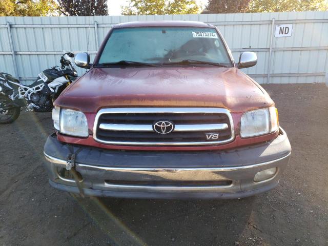 5TBBT4410YS054328 - 2000 TOYOTA TUNDRA ACCESS CAB 红色 照片 5