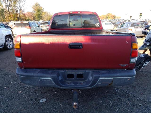 5TBBT4410YS054328 - 2000 TOYOTA TUNDRA ACCESS CAB 红色 照片 6