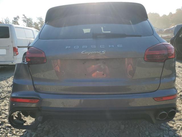 WP1AE2A21FLA52356 - 2015 PORSCHE CAYENNE SE HYBRID GRAY photo 6