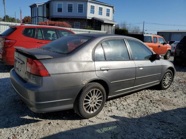 2HGES26705H572917 - 2005 HONDA CIVIC EX GRAY photo 3