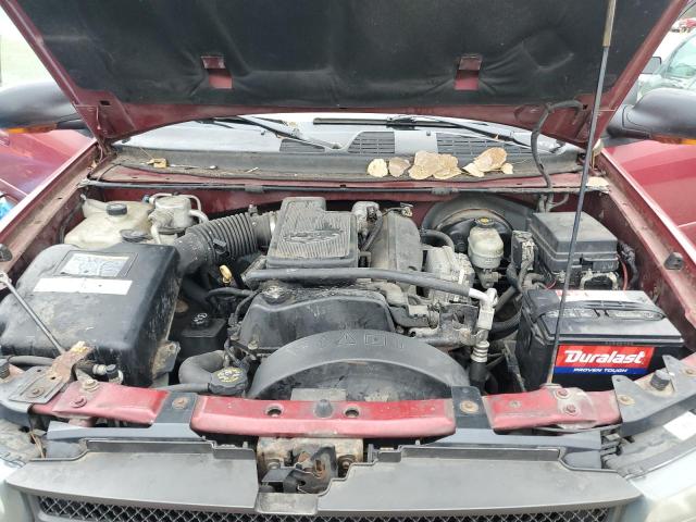 1GNET16S736115828 - 2003 CHEVROLET TRAILBLAZE EXT BURGUNDY photo 12