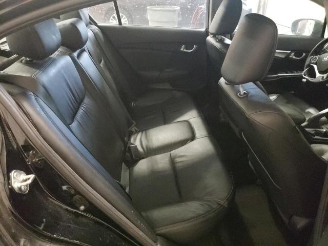 19XFB2F97FE093914 - 2015 HONDA CIVIC EXL შავი ფოტო 10
