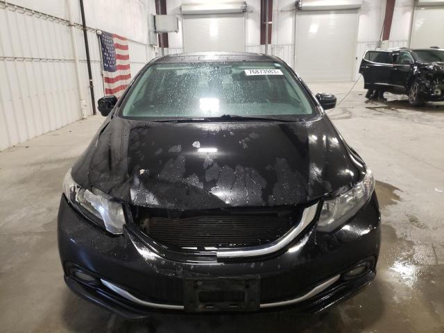 19XFB2F97FE093914 - 2015 HONDA CIVIC EXL BLACK photo 5