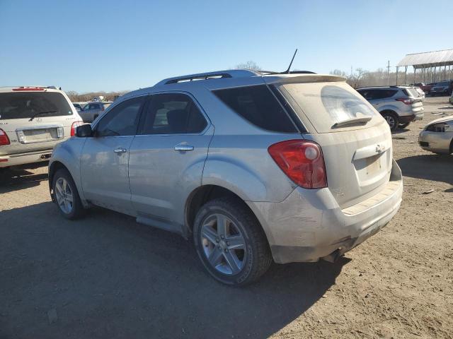 2GNFLHE33E6230267 - 2014 CHEVROLET EQUINOX LTZ SILVER photo 2