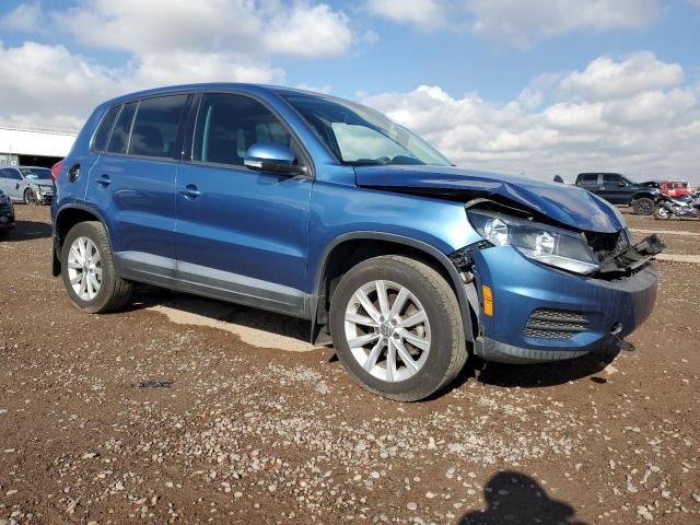 WVGBV7AX7HK053224 - 2017 VOLKSWAGEN TIGUAN S BLUE photo 4