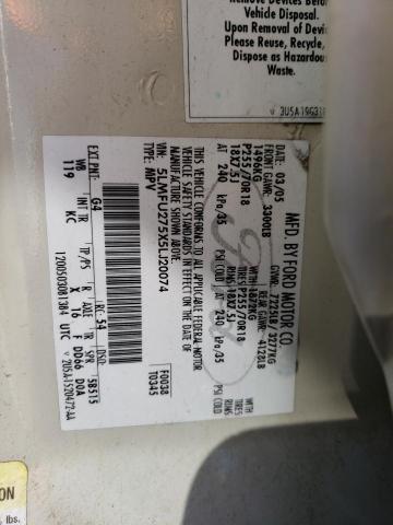 5LMFU275X5LJ20074 - 2005 LINCOLN NAVIGATOR 白色 照片 13