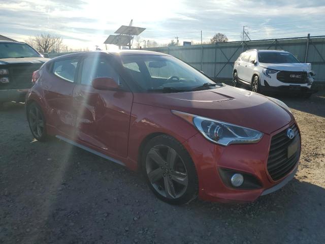 KMHTC6AE1DU110230 - 2013 HYUNDAI VELOSTER TURBO RED photo 4