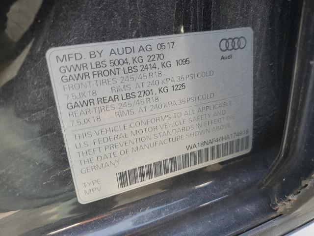 WA18NAF46HA174918 - 2017 AUDI A4 ALLROAD PREMIUM PLUS BLUE photo 13