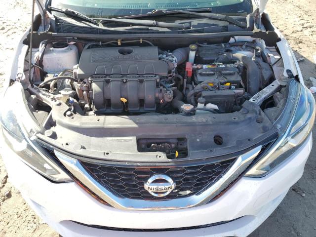 3N1AB7AP1KY248210 - 2019 NISSAN SENTRA S WHITE photo 11