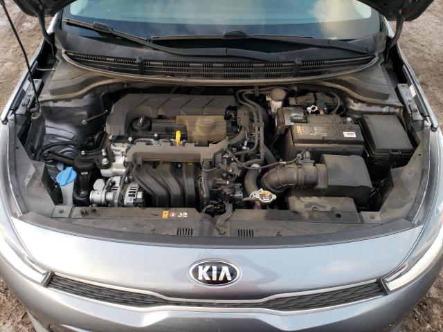 3KPA24AD6LE341017 - 2020 KIA RIO LX GRAY photo 11