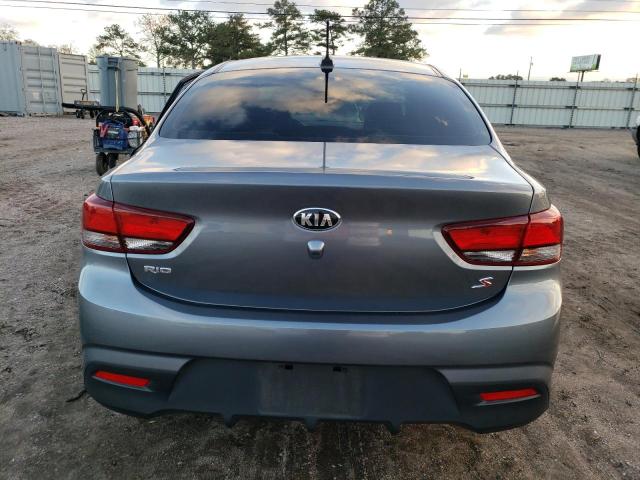 3KPA24AD6LE341017 - 2020 KIA RIO LX GRAY photo 6