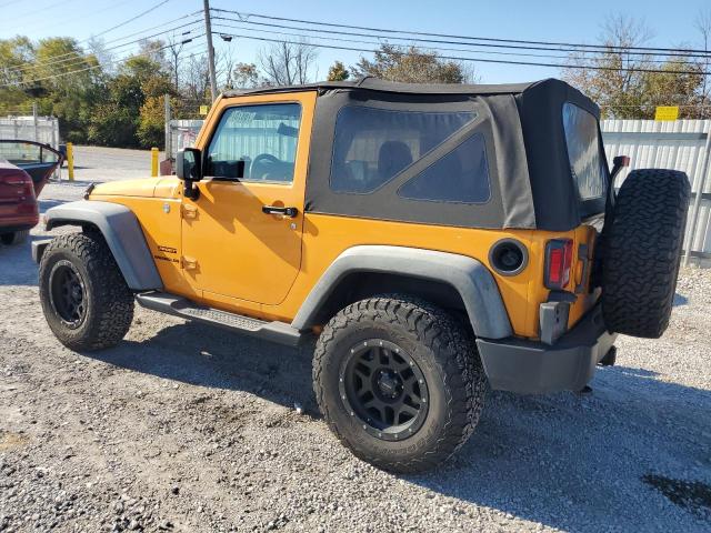 1C4AJWAG6CL152772 - 2012 JEEP WRANGLER SPORT YELLOW photo 2