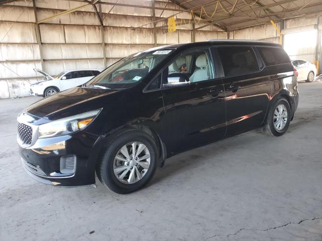 KNDMB5C14F6068191 - 2015 KIA SEDONA LX BLACK photo 1