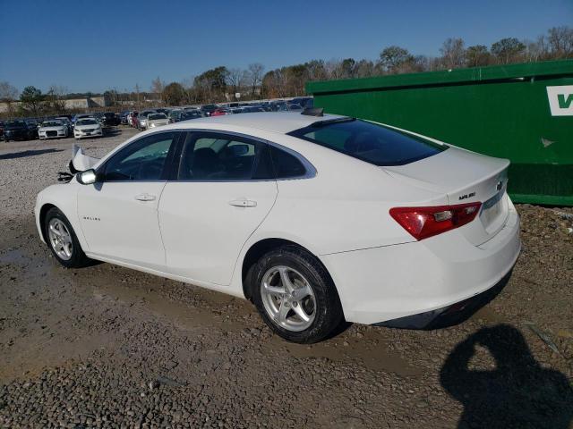 1G1ZB5ST3JF262754 - 2018 CHEVROLET MALIBU LS WHITE photo 2