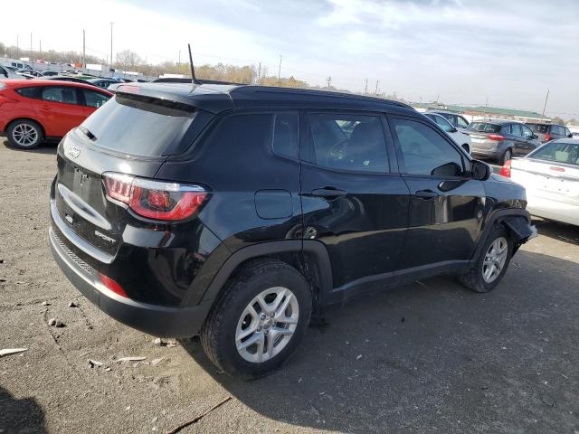 3C4NJCAB3JT318915 - 2018 JEEP COMPASS SPORT BLACK photo 3