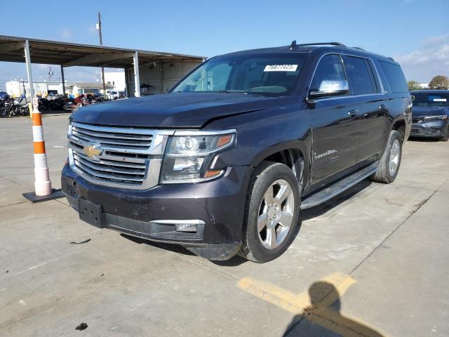 1GNSCJKC0GR324320 - 2016 CHEVROLET SUBURBAN C1500 LTZ GRAY photo 1