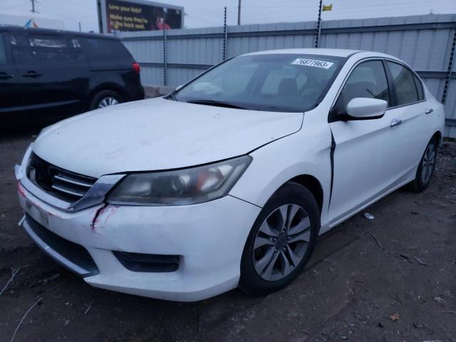 JHMCR2F37DC000192 - 2013 HONDA ACCORD LX WHITE photo 2