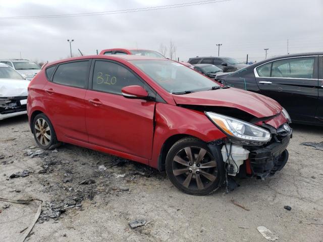 KMHCU5AE3EU146218 - 2014 HYUNDAI ACCENT GLS RED photo 4