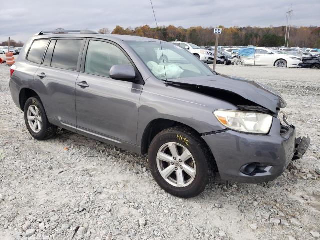 5TDZK3EH3AS004723 - 2010 TOYOTA HIGHLANDER GRAY photo 4