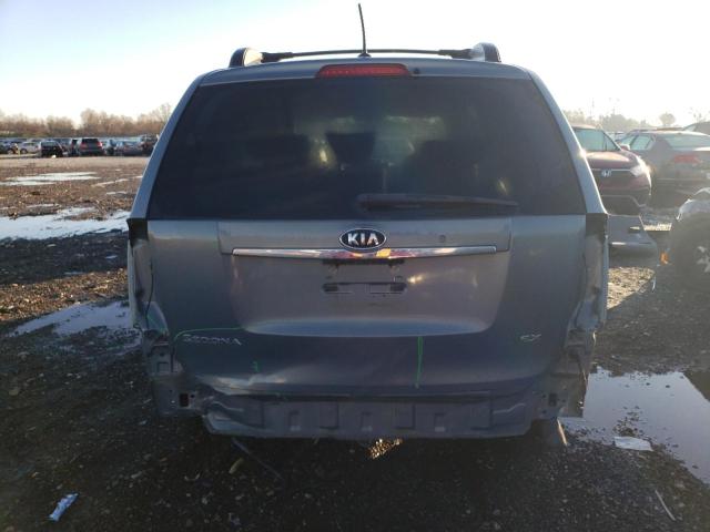 KNDMB233696272544 - 2009 KIA SEDONA EX BLUE photo 6