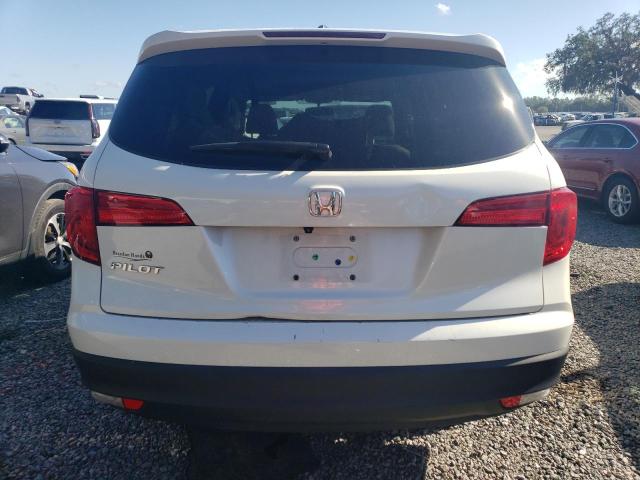 5FNYF5H72GB028135 - 2016 HONDA PILOT EXLN WHITE photo 6