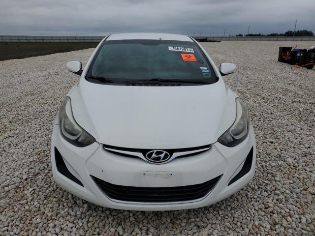 5NPDH4AEXEH505632 - 2014 HYUNDAI ELANTRA SE WHITE photo 5